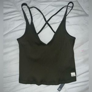 Vuori tank olive green small